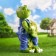 Garden figure "Frog - I love greens" 54x34cm