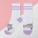 Children's socks KAFTAN "Caticorn", size 16-18, white color
