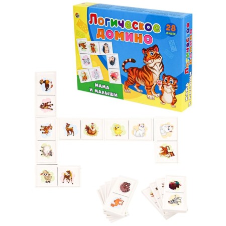 Logical domino "Mom and kids"-1