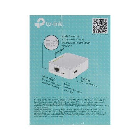 Wi-Fi router TP-Link TL-MR3020, 300 Mbit/s, 1 port 100 Mbps, white-12