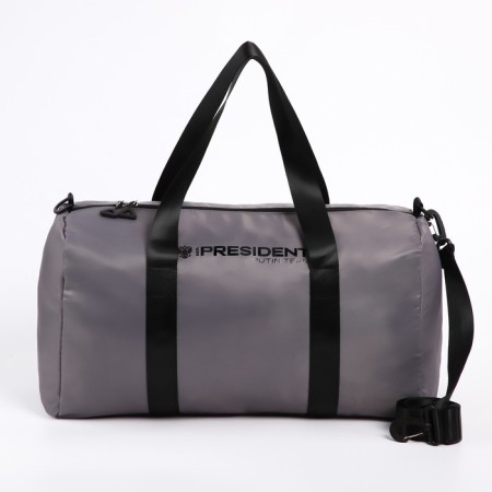 Sports bag "President", 47 x 28 x 24 cm, gray color-3