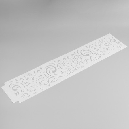 Tencil of border plastic "Royal Patterns" 60x12 cm-4