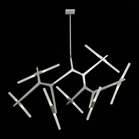Ceiling Ceiling ST LUCE. SL947.102.14. Laconicita. 14x5 watts, G9, 40x160x73 cm, silver color-4