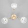 Aurika chandelier 3he27 40W gold 55x55x27 cm Bayerlux
