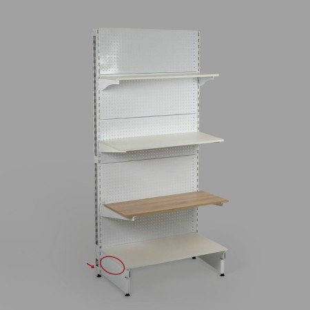 Corner for the shelf of chipboard (galley) 500-3