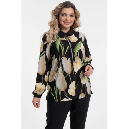 Female shirt, size 52, black color