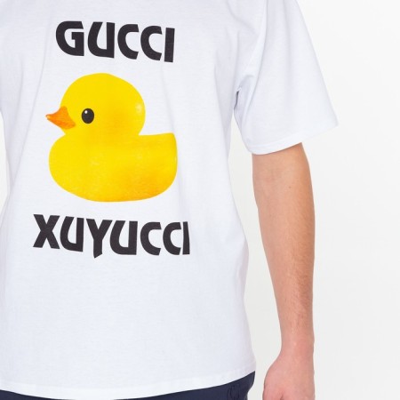 Male Gucci Xuyucci T -shirt, white color, size 58-4