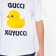 Male Gucci Xuyucci T -shirt, white color, size 58
