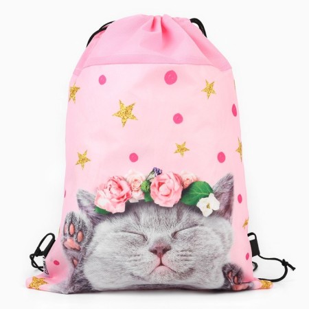 Back for shoes "Charming kitten" Non -core canvas, size 30 x 40 cm-6
