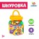 Lacing in the bank "Funny Beads", 60 pcs., According to Montessori Methods