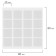 Adhesive squares bilateral, 15 mm x 15 mm, acrylic base, 64 pcs., Brauberg