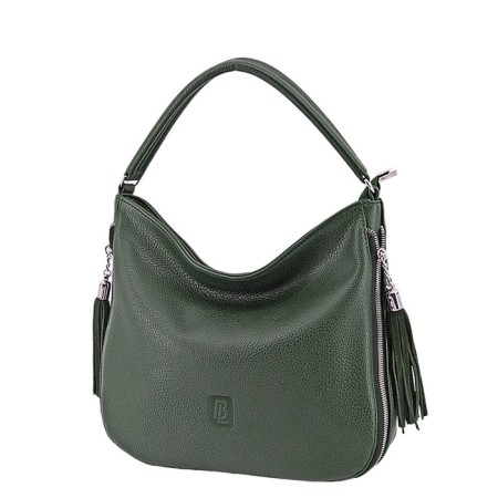 B2762 Bag bag, lightning department, green color 26x23x9cm