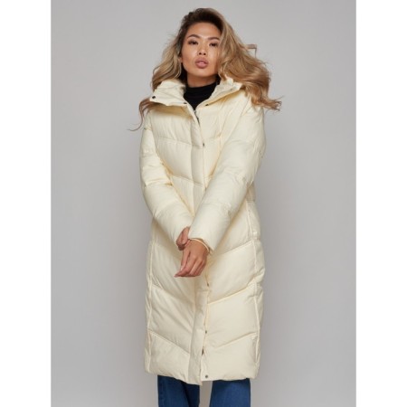 Coat insulated winter female, size 46, color light-beige-21
