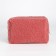 Lightning cosmetic bag, textura, pink color