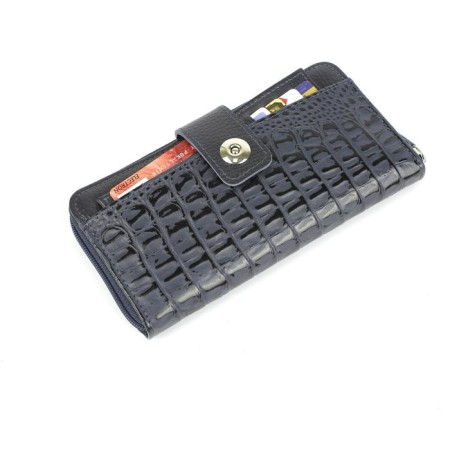 Wallet, magnet, 12 pockets, 1 department/chalk., N/k blue kayman/Blue Fleeter-1