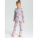 Thermal complex for girls: trousers, sweatshirt, height 122 cm
