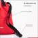 Bag for screed shoes, outer pocket, textura, red color