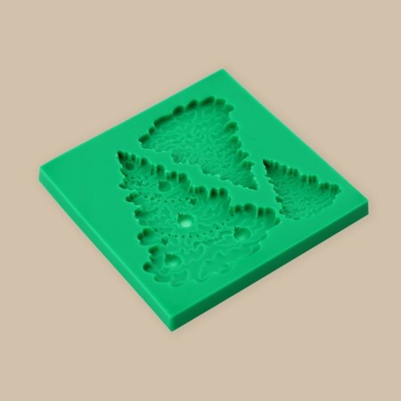Silicone Mold for creativity "Winter Beauty", 8 x 8 cm-2