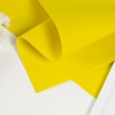 Foamiran matte 60x70 cm, 1 mm, lemon