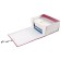 Archive box with A4 Calligrata ties, 150 mm, boumvinyl, up to 1,400 sheets, burgundy