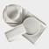 Porcelain dish for feeding Magistro Slate, 26.5 × 15 cm, white color