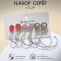 Set of earrings 6 pairs "Assorted" strawberries, watermelon and flower, color in silver