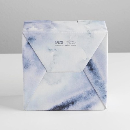 Folding box "Best Wishes", 15 x 15 x 7 cm, New Year-5