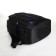 Youth backpack on a zipper, 4 pockets, black/blue color