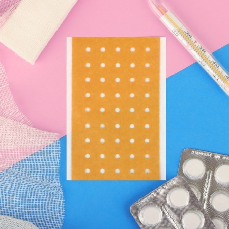 Adhesive plaster pepper doctor pepper with perforation of 6 x 10 cm-2
