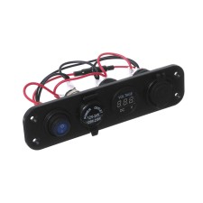 Dashboard, voltmeter, cigarette lighter, 2 USB 2.1 A, 5 V