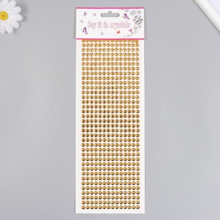 Semi -busines self -adhesive d 6 mm, gold-1