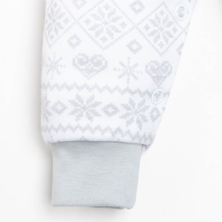 Combineson crumb I am "snowflake", height 80-86 cm, white-3