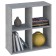 Polini Home Smart rack, 4 sections, color concrete