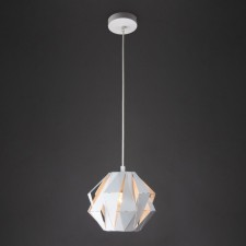 Lamp Moire 40W E27 White 21x21x94cm