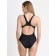 Women's swimsuit for the ATEMI SWAP01M basin, black color, antichlor, size 42