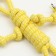 Cable toy "man", up to 30 cm, 65 g, yellow/white