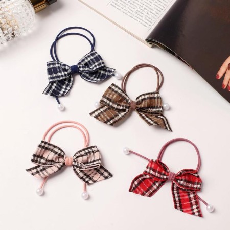 Hair gum "Vesta" strict cage, 4.5 cm, mix-2