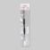 Acryl-gel brush, petal, 21 cm, pile 7 × 17 mm, black/silver color