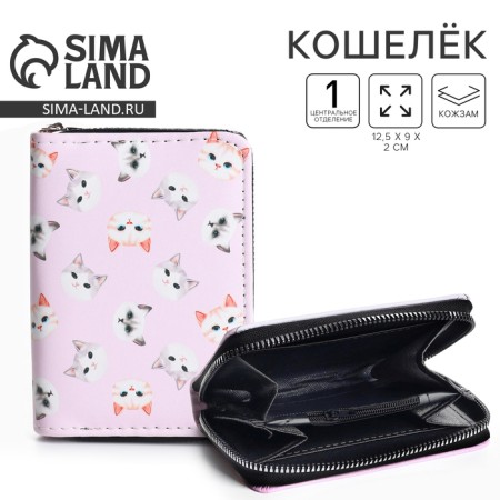 Youth wallet "Lovely kittens" 12.5x9x2 cm