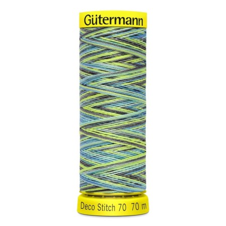Thread Deco Stitch 70 multicolor for decorative seams, 70 m, 702161 (9852)