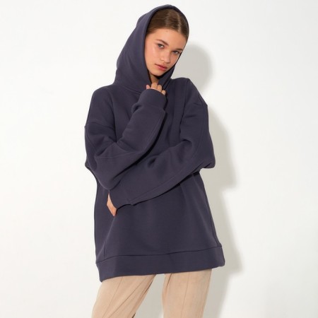Hoody women Minaku: Casual Collection, Gray color, size 46