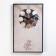 Carty clock is wall-mounted, series: kitchen "Time for Coffee", smooth move, 35 x 57 cm