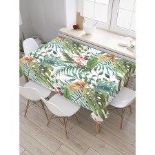 Green Portnik tablecloth, rectangular, oxford, size 145x180 cm
