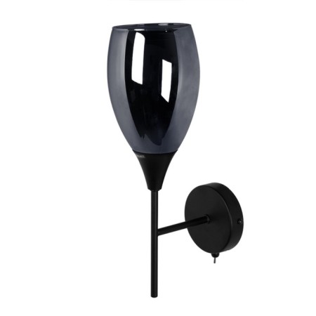 Sconces Arte Lamp Barry A7951AP-1BK, E14, 40 W, 12x18x38 cm, black