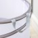 Belly basket folding shares, 35 × 35 × 43 cm, white color