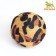 Textile ball "Leopard", 4 cm, mix of flowers