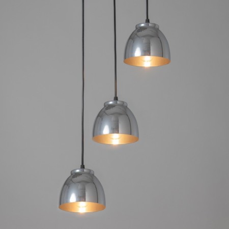 Bayerlux suspension Bayerlux 4111/3 3x40W E27, chrome, d = 13.5 cm, h = 10.5 cm-2
