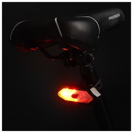 LED lamp, for a bicycle with turn signals, light and sound signal-3