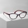 Ready glasses GA0045 (Color: C4 Red Print; Diopter: -3.5; Toning: No)