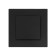 TOT GLOSSY GLASS, 10 A, 1 key, hidden, glass, black